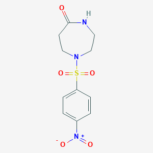 1-(4-Nitrophenyl)sulfonyl-1,4-diazepan-5-one