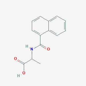 molecular formula C14H13NO3 B3820214 N-1-naphthoylalanine 