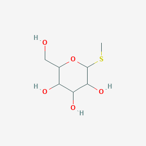 molecular formula C7H14O5S B3820227 methyl 1-thiohexopyranoside 