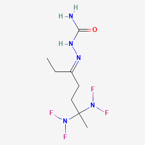 6,6-bis(difluoroamino)-3-heptanone semicarbazone