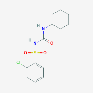 2-chloro-N-[(cyclohexylamino)carbonyl]benzenesulfonamide