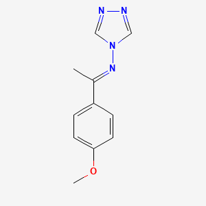 N-[1-(4-methoxyphenyl)ethylidene]-4H-1,2,4-triazol-4-amine