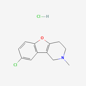 8-chloro-2-methyl-1,2,3,4-tetrahydro[1]benzofuro[3,2-c]pyridine hydrochloride