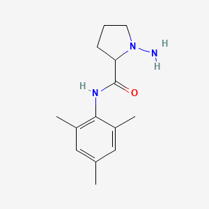 molecular formula C14H21N3O B3820551 1-amino-N-mesitylprolinamide 