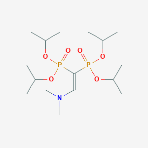molecular formula C16H35NO6P2 B3820605 tetraisopropyl [2-(dimethylamino)-1,1-ethenediyl]bis(phosphonate) 