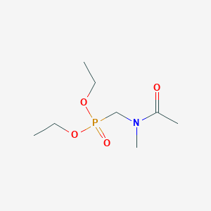 molecular formula C8H18NO4P B3820615 diethyl {[acetyl(methyl)amino]methyl}phosphonate 