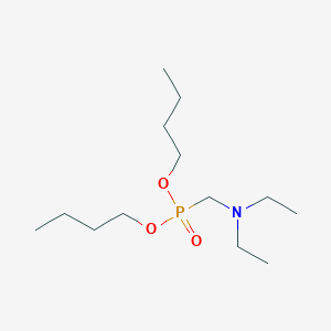 molecular formula C13H30NO3P B3820616 dibutyl [(diethylamino)methyl]phosphonate 