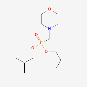 molecular formula C13H28NO4P B3820620 diisobutyl (4-morpholinylmethyl)phosphonate 