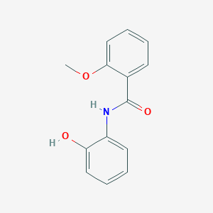 molecular formula C14H13NO3 B382063 N-(2-羟基苯基)-2-甲氧基苯甲酰胺 CAS No. 54255-65-1