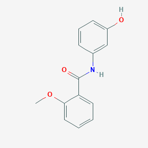 molecular formula C14H13NO3 B382065 N-(3-hydroxyphenyl)-2-methoxybenzamide 