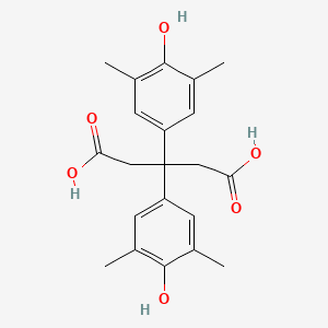 3,3-bis(4-hydroxy-3,5-dimethylphenyl)pentanedioic acid
