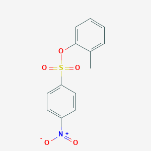 molecular formula C13H11NO5S B382074 2-Methylphenyl 4-nitrobenzenesulfonate 