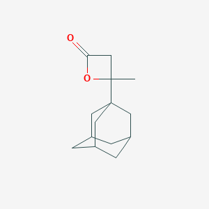 molecular formula C14H20O2 B382085 4-(1-Adamantyl)-4-methyl-2-oxetanone 