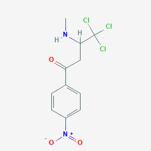 4,4,4-trichloro-3-(methylamino)-1-(4-nitrophenyl)-1-butanone