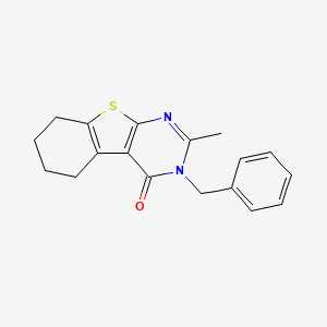 3-benzyl-2-methyl-5,6,7,8-tetrahydro[1]benzothieno[2,3-d]pyrimidin-4(3H)-one