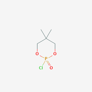 molecular formula C5H10ClO3P B038210 2-氯-5,5-二甲基-1,3,2-二氧杂磷杂环-2-氧化物 CAS No. 4090-55-5