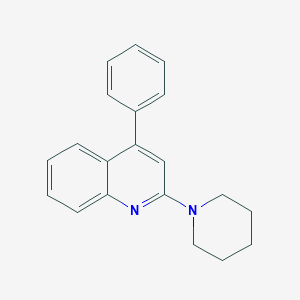4-Phenyl-2-piperidin-1-ylquinoline