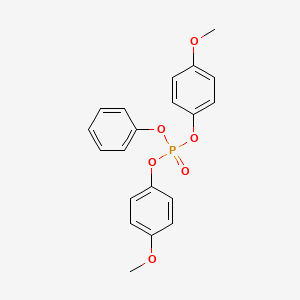 molecular formula C20H19O6P B3821120 bis(4-methoxyphenyl) phenyl phosphate 