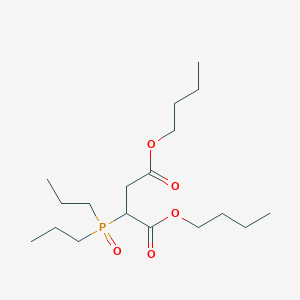 dibutyl 2-(dipropylphosphoryl)succinate