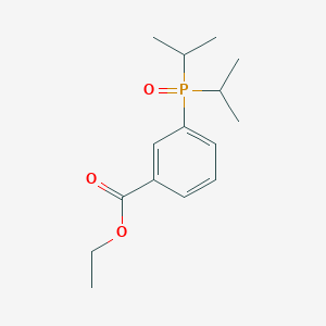 molecular formula C15H23O3P B3821147 ethyl 3-(diisopropylphosphoryl)benzoate 