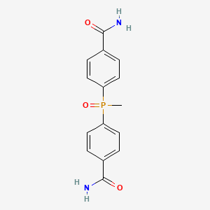 molecular formula C15H15N2O3P B3821159 4,4'-(methylphosphoryl)dibenzamide 