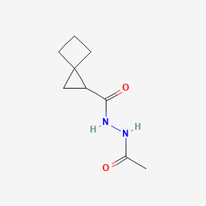 molecular formula C9H14N2O2 B3821216 N'-acetylspiro[2.3]hexane-1-carbohydrazide 