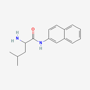 molecular formula C16H20N2O B3821246 N~1~-2-naphthylleucinamide 