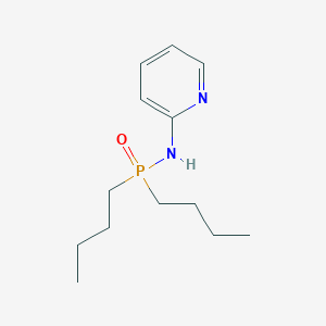 molecular formula C13H23N2OP B3821269 P,P-dibutyl-N-2-pyridinylphosphinic amide 