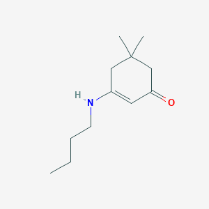 molecular formula C12H21NO B3821295 3-(butylamino)-5,5-dimethyl-2-cyclohexen-1-one CAS No. 3334-98-3