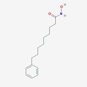 molecular formula C15H23NO2 B038213 9-Phenylnonanohydroxamic acid CAS No. 114917-95-2