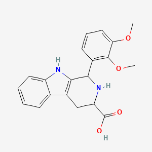 molecular formula C20H20N2O4 B3821413 1-(2,3-dimethoxyphenyl)-2,3,4,9-tetrahydro-1H-beta-carboline-3-carboxylic acid 