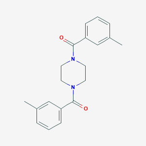 molecular formula C20H22N2O2 B382143 1,4-Bis(3-methylbenzoyl)piperazine 