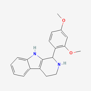 molecular formula C19H20N2O2 B3821448 1-(2,4-dimethoxyphenyl)-2,3,4,9-tetrahydro-1H-beta-carboline 