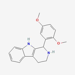 molecular formula C19H20N2O2 B3821451 1-(2,5-dimethoxyphenyl)-2,3,4,9-tetrahydro-1H-beta-carboline 