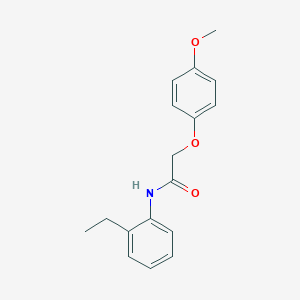 molecular formula C17H19NO3 B382149 N-(2-ethylphenyl)-2-(4-methoxyphenoxy)acetamide CAS No. 303794-77-6