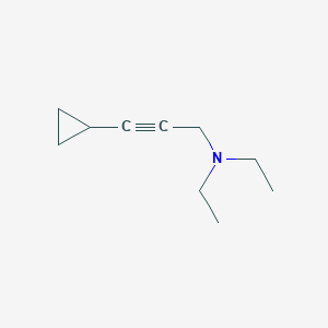 molecular formula C10H17N B3821507 (3-cyclopropyl-2-propyn-1-yl)diethylamine 