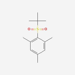 molecular formula C13H20O2S B3821516 2-(tert-butylsulfonyl)-1,3,5-trimethylbenzene 