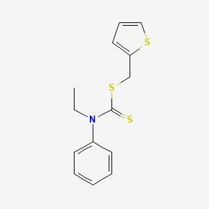 2-thienylmethyl ethyl(phenyl)dithiocarbamate