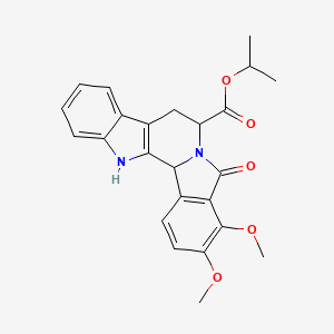 isopropyl 3,4-dimethoxy-5-oxo-7,8,13,13b-tetrahydro-5H-benzo[1,2]indolizino[8,7-b]indole-7-carboxylate