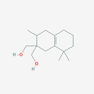 molecular formula C15H26O2 B3821586 (3,8,8-trimethyl-1,2,3,4,5,6,7,8-octahydronaphthalene-2,2-diyl)dimethanol CAS No. 300717-73-1