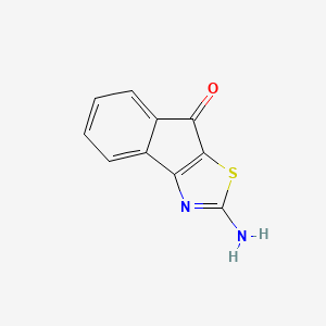 molecular formula C10H6N2OS B3821655 2-amino-8H-indeno[1,2-d][1,3]thiazol-8-one 