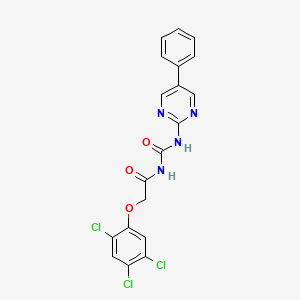 N-{[(5-phenyl-2-pyrimidinyl)amino]carbonyl}-2-(2,4,5-trichlorophenoxy)acetamide