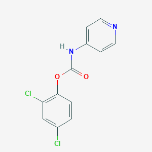 molecular formula C12H8Cl2N2O2 B3821907 2,4-dichlorophenyl 4-pyridinylcarbamate 