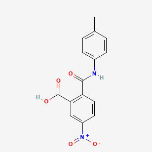 2-{[(4-methylphenyl)amino]carbonyl}-5-nitrobenzoic acid