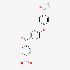molecular formula C21H14O6 B3821986 4-[4-(4-carboxybenzoyl)phenoxy]benzoic acid 