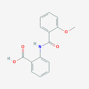 molecular formula C15H13NO4 B3822017 2-[(2-methoxybenzoyl)amino]benzoic acid 