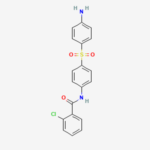 N-{4-[(4-aminophenyl)sulfonyl]phenyl}-2-chlorobenzamide