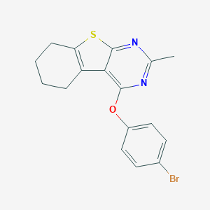4-(4-Bromophenoxy)-2-methyl-5,6,7,8-tetrahydro[1]benzothieno[2,3-d]pyrimidine
