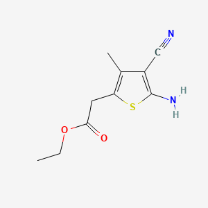 ethyl (5-amino-4-cyano-3-methyl-2-thienyl)acetate