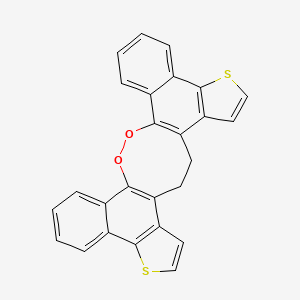 molecular formula C26H16O2S2 B3822143 17,18-dihydrobisthieno[3',2':3,4]naphtho[1,2-c:2',1'-g][1,2]dioxocine 